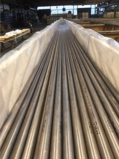 MPG Condenser Tubes packed for shipping